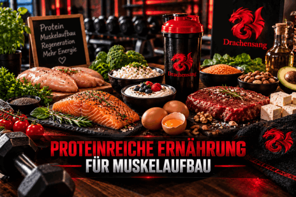 Proteinreiche Ernährung für Muskelaufbau und Fitness – Proteinbedarf, eiweißreiche Lebensmittel, Tagespläne und Regeneration | Drachensang Academy Deutschland