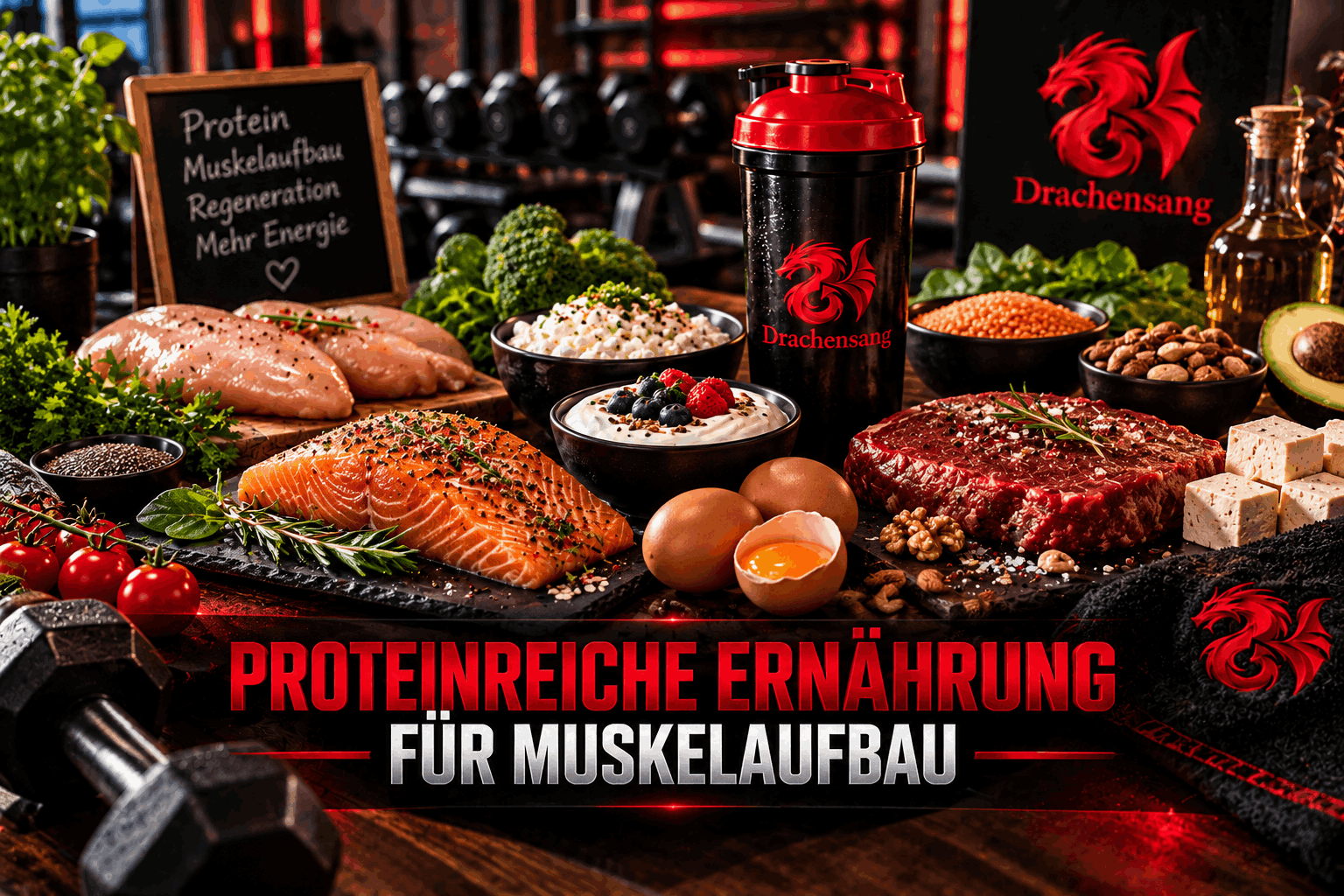 Proteinreiche Rezepte für Muskelaufbau und Fitness – Drachensang Academy Deutschland