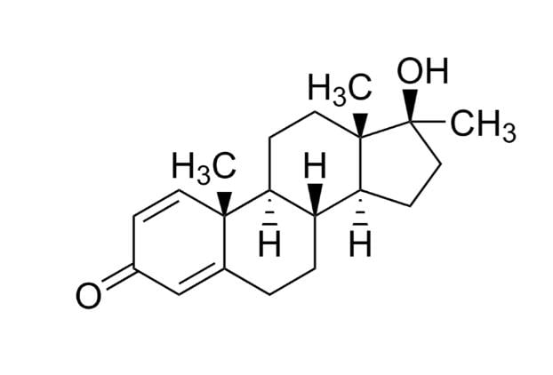 Strukturformel von Methandienon (Methandrostenolon), Wirkstoff von Dianabol