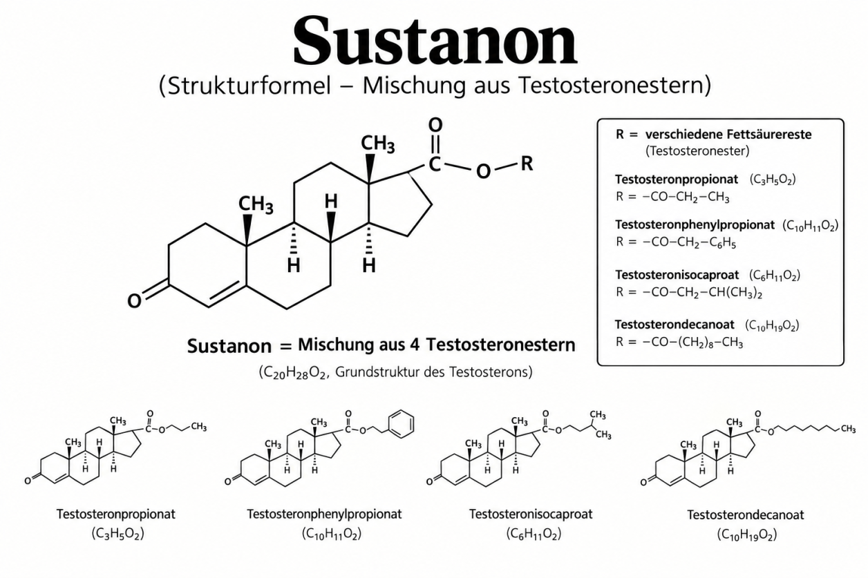 Sustanon und Testosteron – Informationen zu Wirkung, Anwendung und Risiken