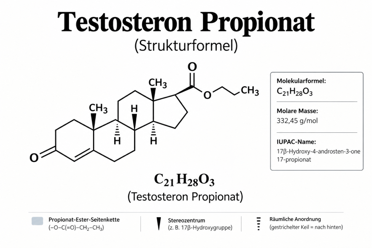 Testosteron Propionat – Informationen zu Wirkung, Eigenschaften und Risiken
