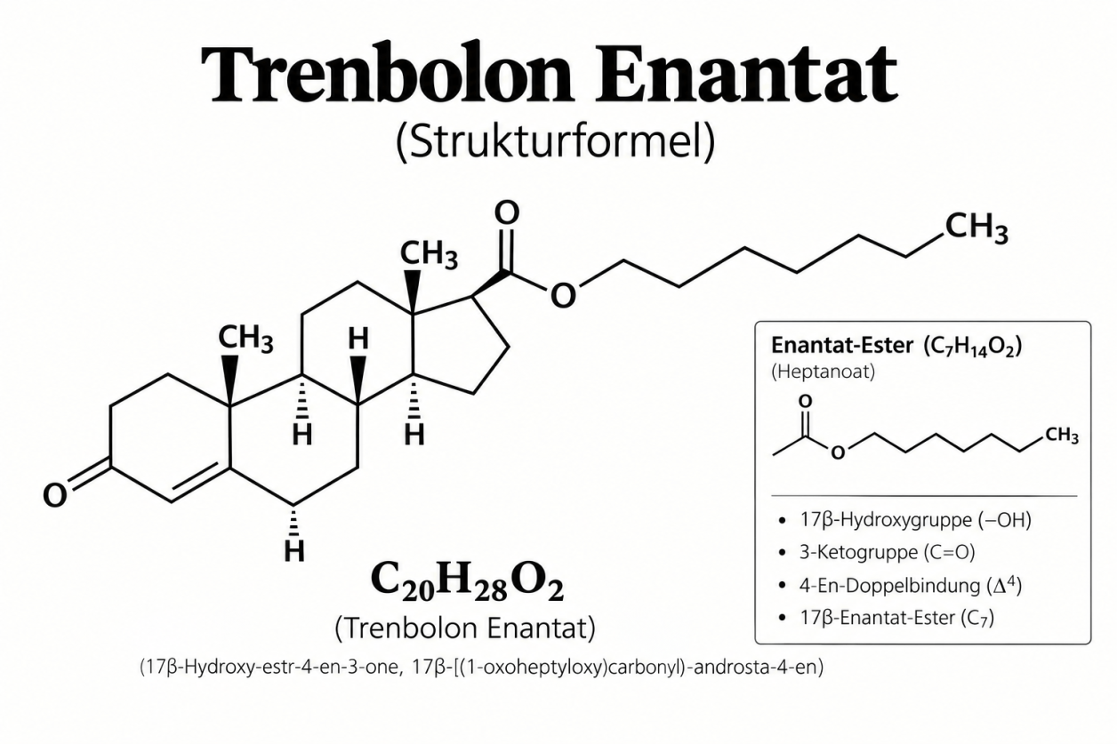 Trenbolon Enantat – Informationen zu Wirkung, Eigenschaften und Risiken